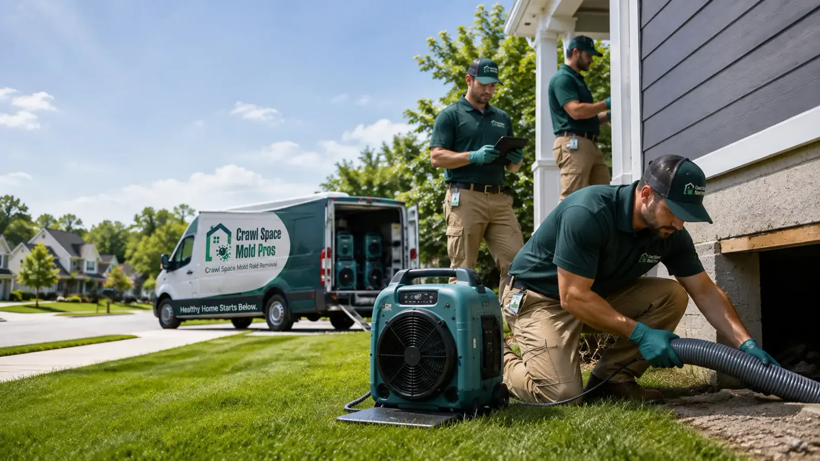 Crawl Space Mold Removal in Rantoul, KS